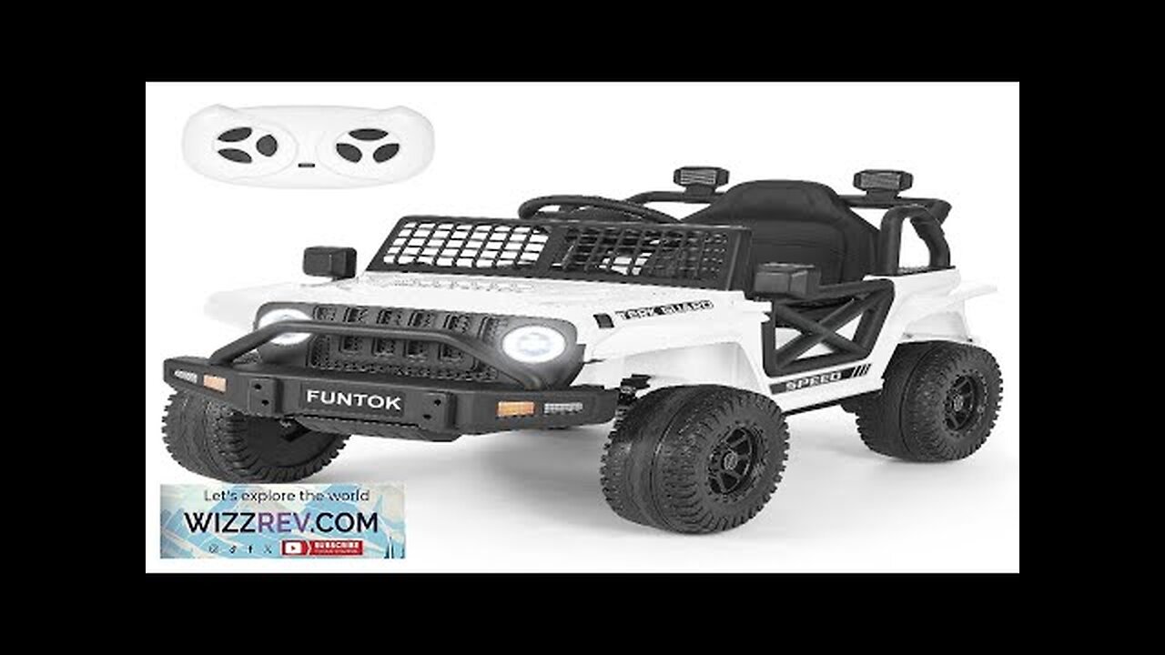 FUNTOK R05A 12V 7AH Kids Ride on Truck Car 5km/h Max Speed Review