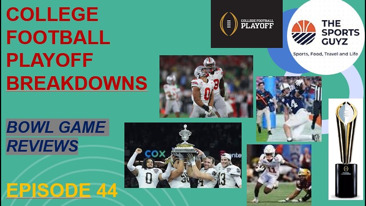 College Football Playoff Game Breakdowns and Bowl Game Reviews - Episode 44