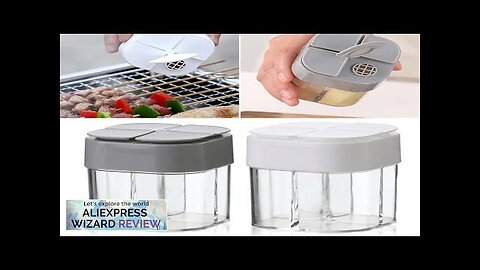 4 In 1 Camping Hiking Seasoning Jar Outdoor Cooking Grill BBQ Spice Review