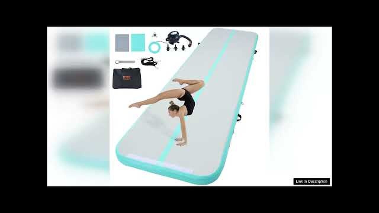 VEVOR Gymnastics Air Mat 4 inch Thickness Inflatable Gymnastics Tumbling Mat Tumble Review