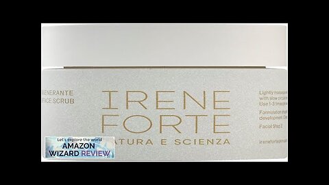 Irene Forte Almond Face Scrub Forte RigeneranteA refreshing gentle face scrub to nourish Review