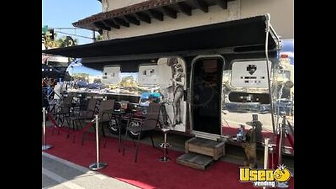 Vintage - 1972 30' Airstream Cigar Lounge Trailer Mobile Humidor Cigar Store Business
