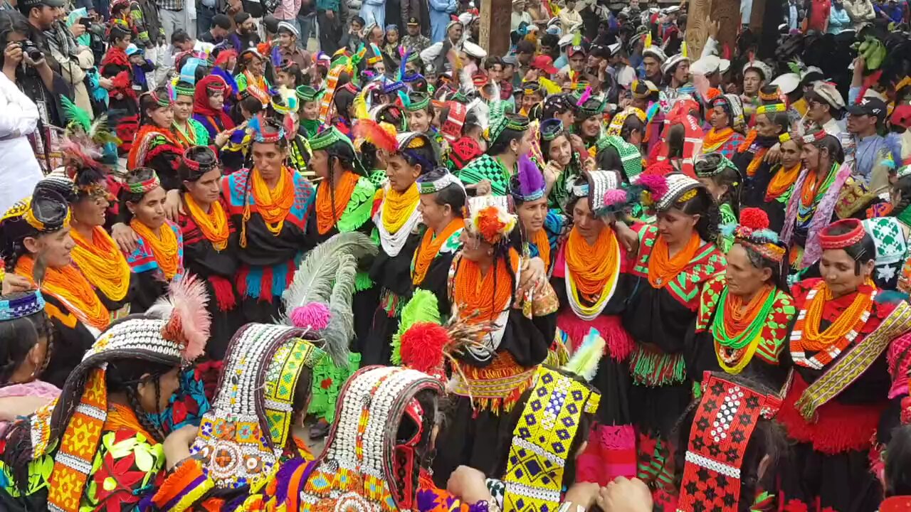 Group Dance in culture attire