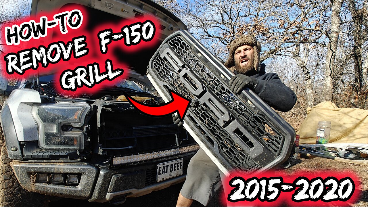F-150 Grill Removal (THE EASY WAY!) 2015-2020