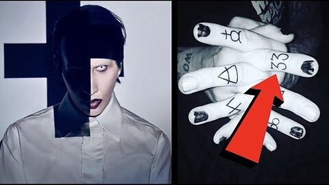 Raise Satan's red flag for blood & communism! Marilyn Manson returns to declare war on Christians!