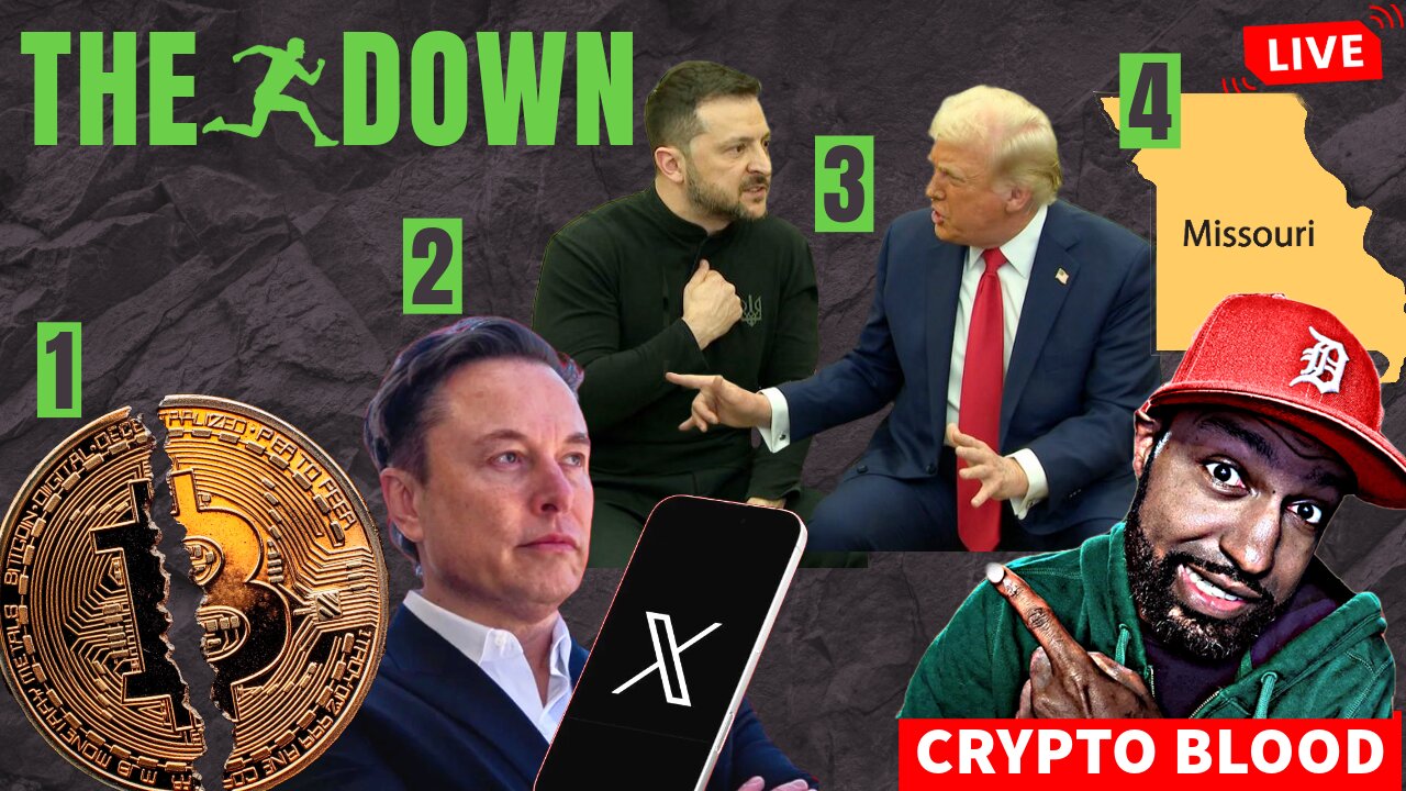 Bitcoin Broken, X Down, Zelenskyy FINALLY Bows to Trump, Missouri's Get Back on COVID!