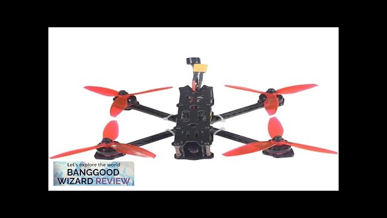 F220 220mm Wheelbase 5 Inch 3-4S RC FPV Racing Drone PNP BNF Review