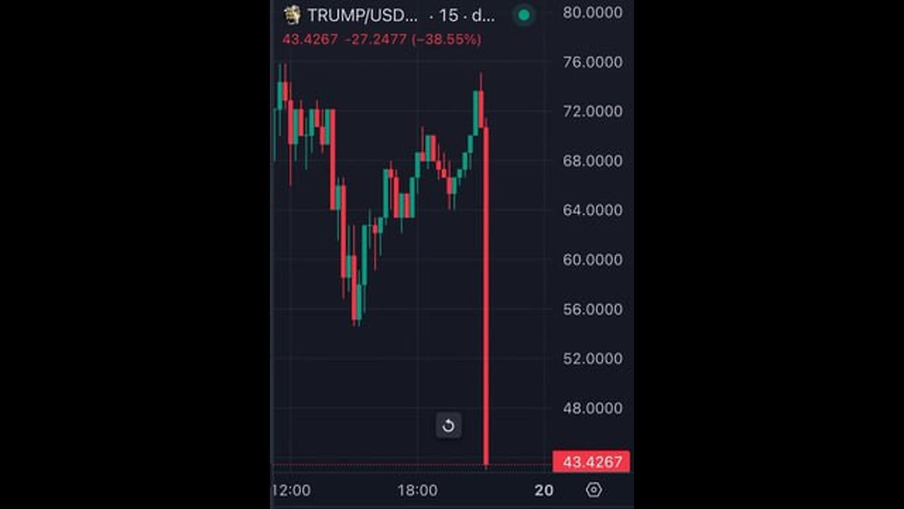 Trump coin collapse.. But! The ignorant stale, pale and useless goyim investors was warned!😂