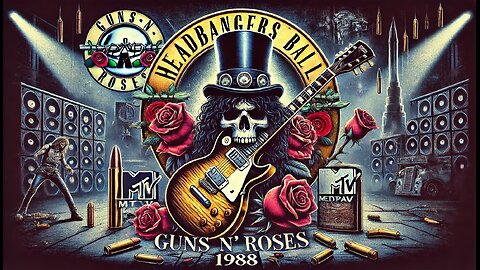 MTV Headbangers Ball * Guns & Roses 1988