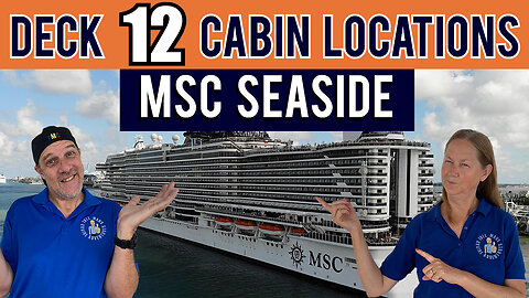 MSC Seaside Cabin Deck 12 | Tall Man's Cruise Adventures