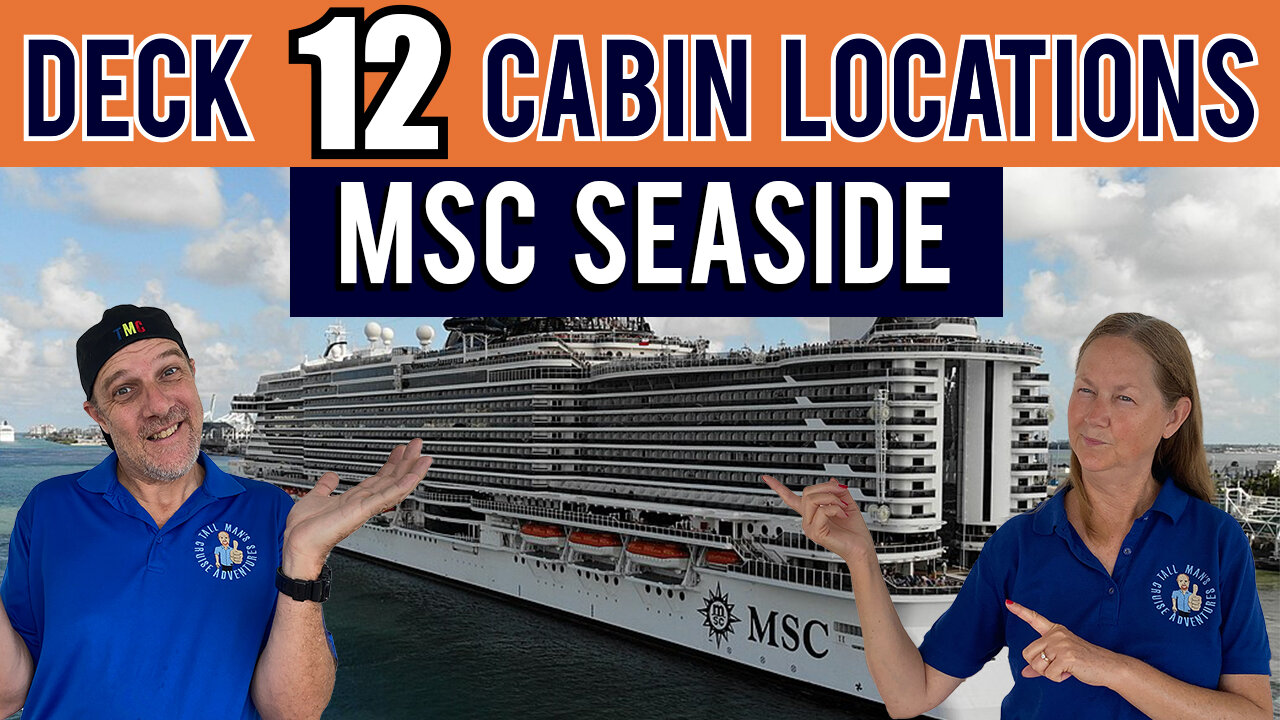 MSC Seaside Cabin Deck 12 | Tall Man's Cruise Adventures