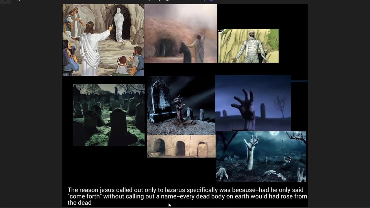 why did jesus call out the name of lazarus specifically? because had he said "come forth" by itself--all the dead in their graves would of rose from the dead