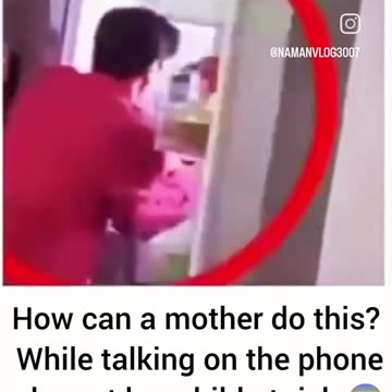How Can A Mother Do This? Baby at Risk While on Phone