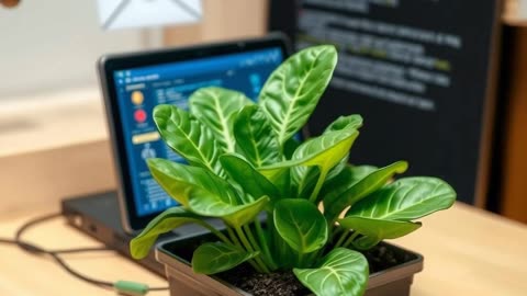 Nanobionics: Spinach that can detect poison and send emails.