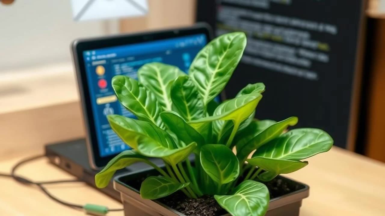 Nanobionics: Spinach that can detect poison and send emails.