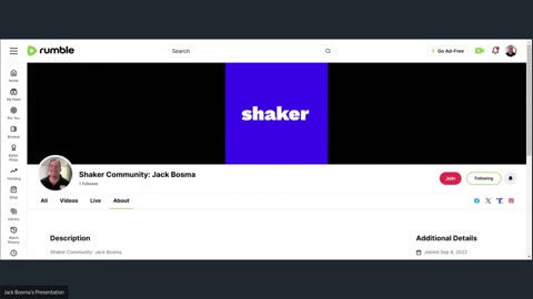 Shaker Community: Jack Bosma