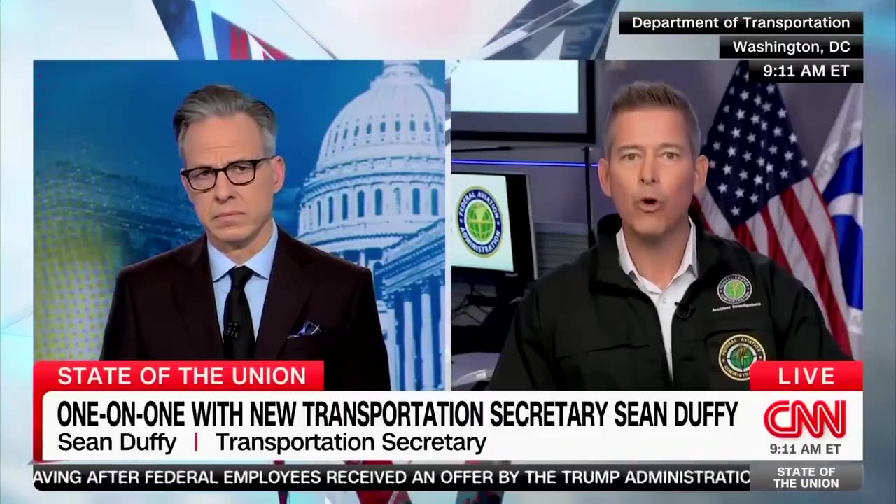 Sec Duffy "We're going back to our mission of SAFETY."