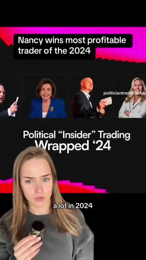 Nancy Pelosi win's most profitable trader of 2024
