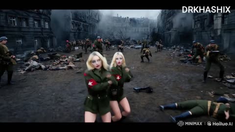 🎵 AI MUSIC VIDEO Erika German Army Song 🎵