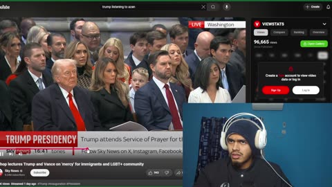 Trump Listening To The Islam's Call To Prayer ( Azan )