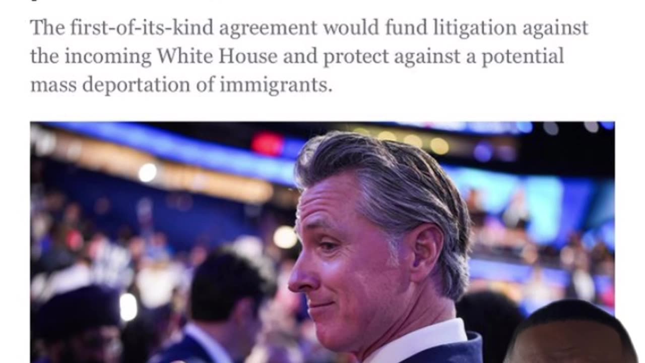 Gavin Newscum and California Democrats Reach 50 Million Dollar Deal To Trump Proof State