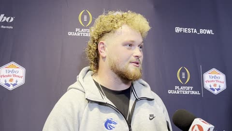 Post Fiesta Bowl Interview With Boise State DT, #92 Michael Callahan