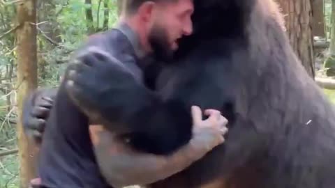 Martial Artist Wrestles Bear to Stay in Top Shape