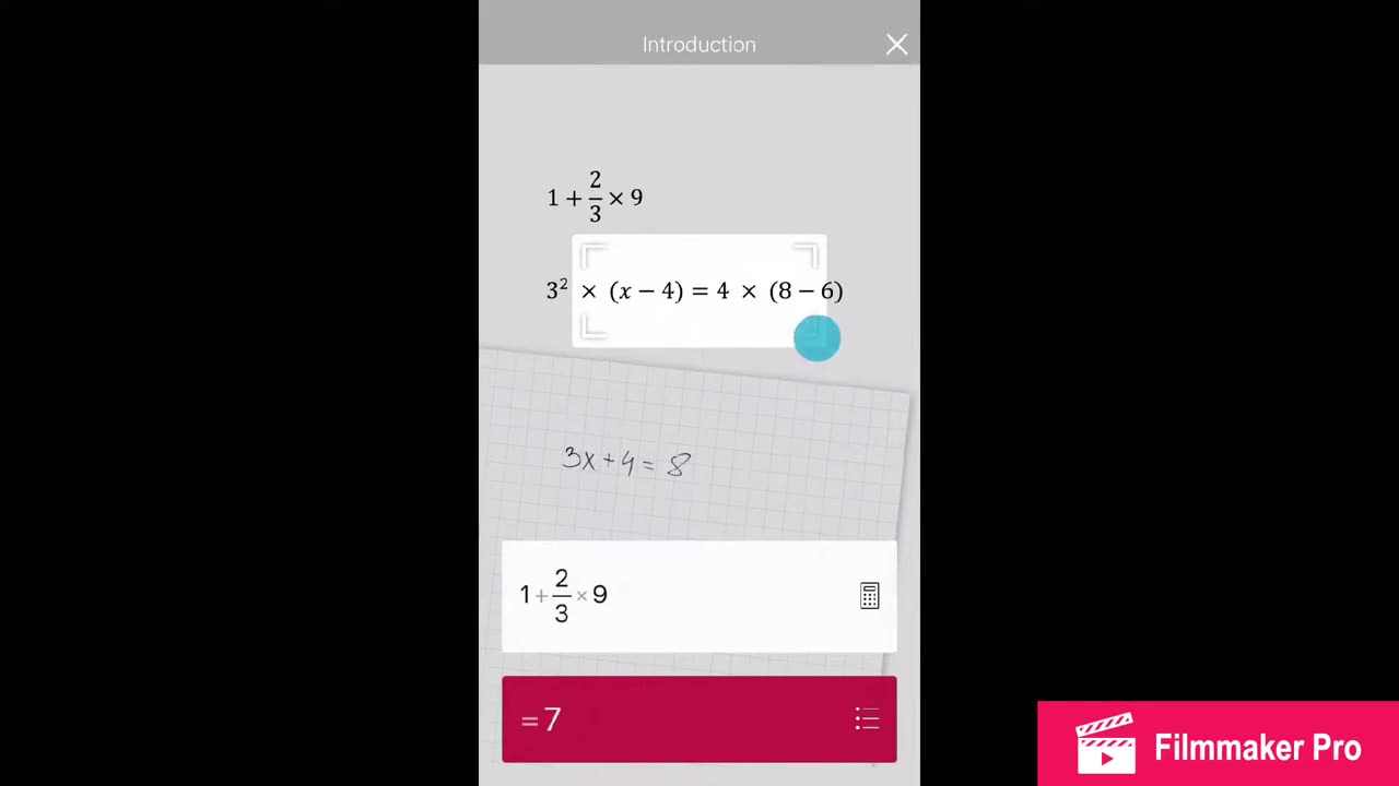 using the phone camera _solve the algebra geometry and all other mathematical problem