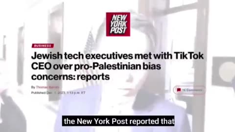 THE TIKTOK BAN HAS NOTHING TO DO WITH CHINA AND EVERYTHING TO DO WITH ISRAEL