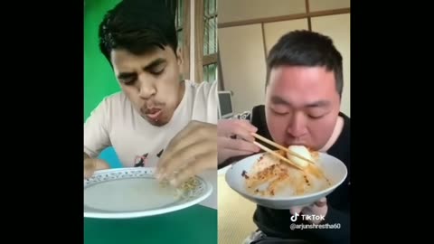 Funny Food Challenge IINDA vs CHINA