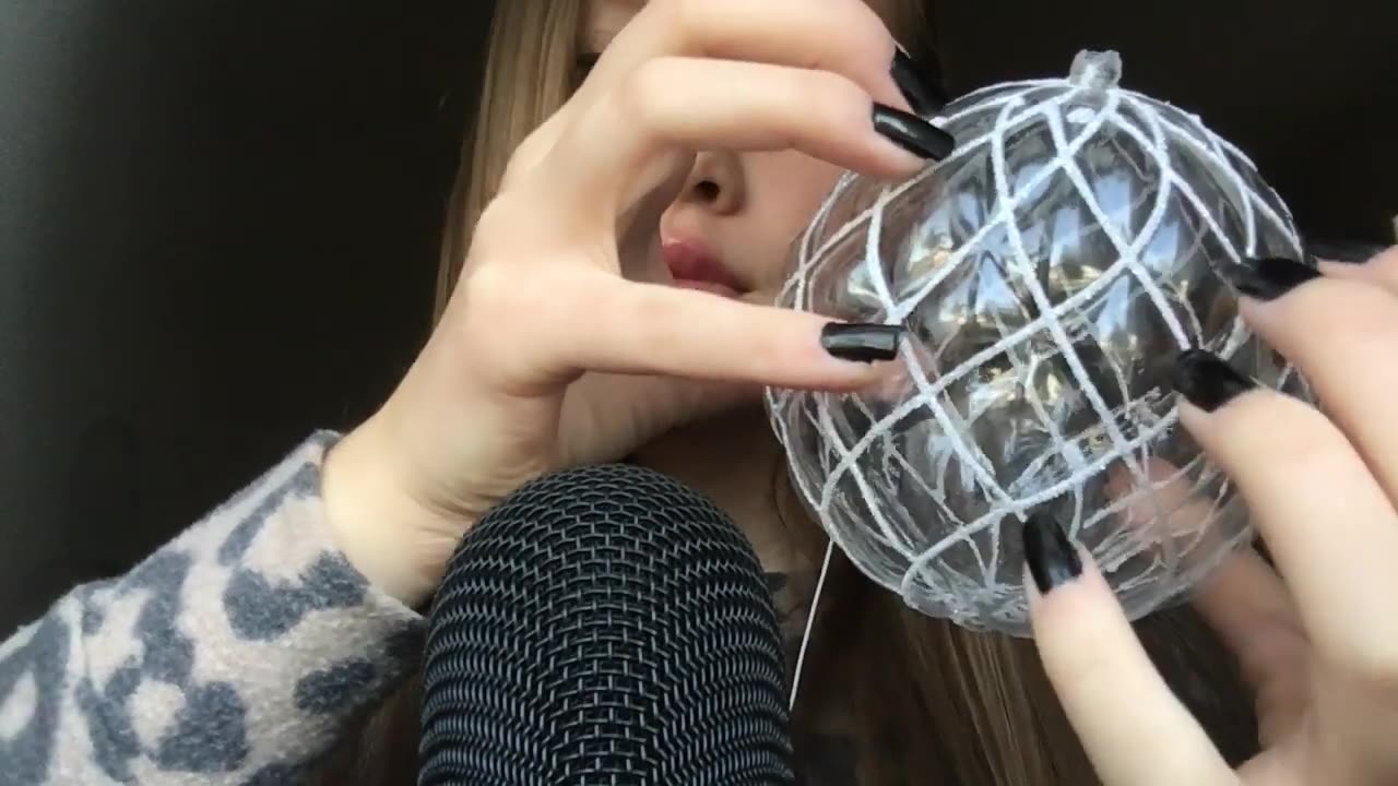 ASMR- WOOD_PLASTIC TAPPING_ WHISPERING_ (Christmas Ornaments) #ASMR #TappingTriggers