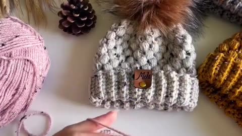 Puff Stitch Crochet Hat Tutorial