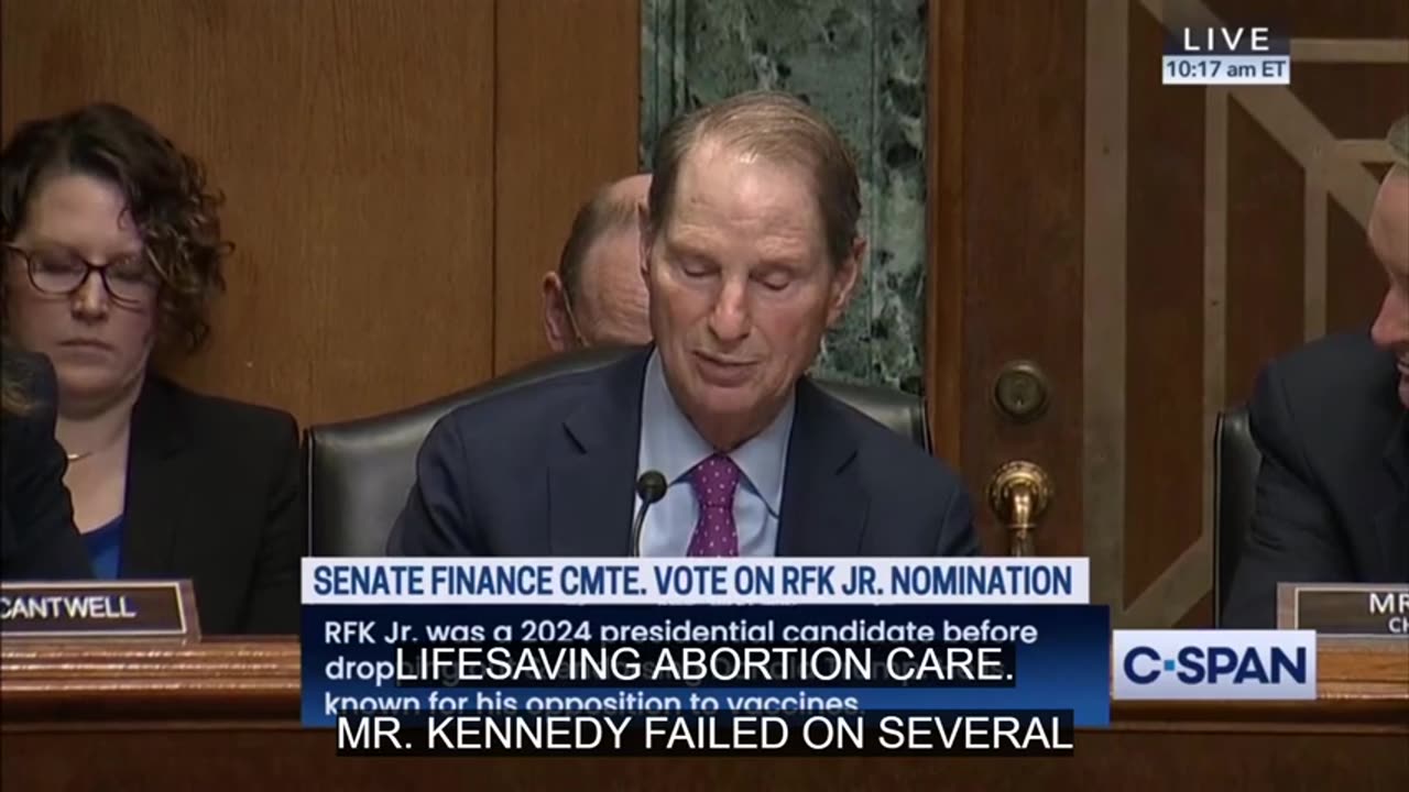 LIVE COVERAGE RFK JRs FIRST SENATE COMMITTEE CONFIRMATION VOTE 2-4-25