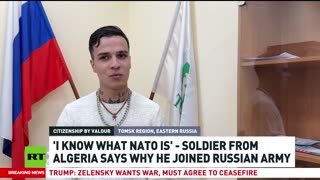 Algerian gets Russian citizenship as he bravely fought in Donbass