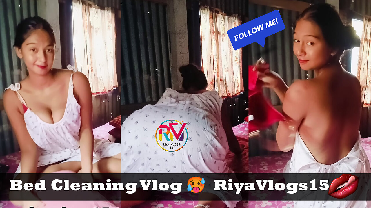 Bed Cleaning Vlog 🥵 | RiyaVlogs15 💋