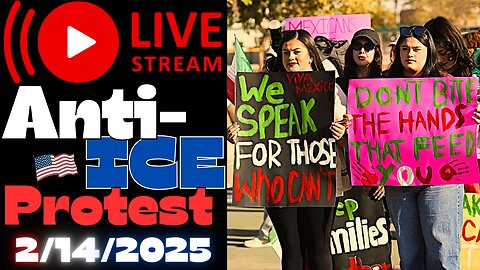 2/14/25 LIVE: Anti-ICE Protest: Bakers Field, LA USA / Breaking news