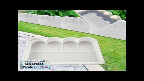 Stone Brick Path Mold Garden Building Accessories Plastic Making DIY Fish Pond Review