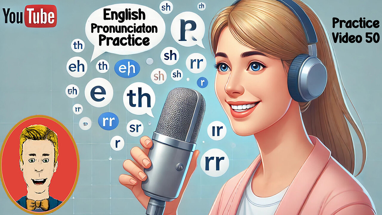 Pronunciation Practice! Ep 50: Improve English Pronunciation practice vocabulary