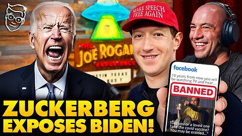 Zuckerberg ADMITS to Joe Rogan Biden FORCED Facebook To Censor MEMES!!