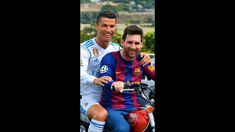 Messi and Ronaldo on a Crazy Bike Ride - Funniest AI Edit!"