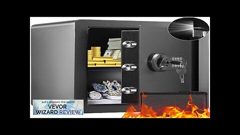 VEVOR Safe 1.8 Cubic Feet Home Safe Steel for Cash Gold 15.75x13x16.9 Review