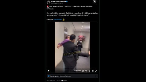 the mask slip that this is a harmless civil rights organization when she yells “I demand Jihad