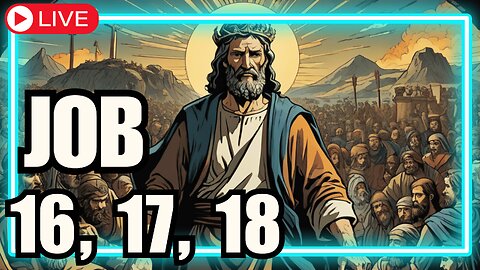 🔴Book of Job 16, 17, 18 | JOB has TERRIBLE Friends | Live Bible Study