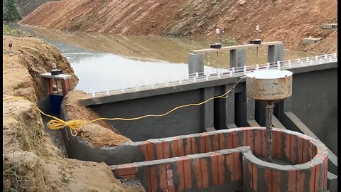 Construction of 220V hydroelectric power plant