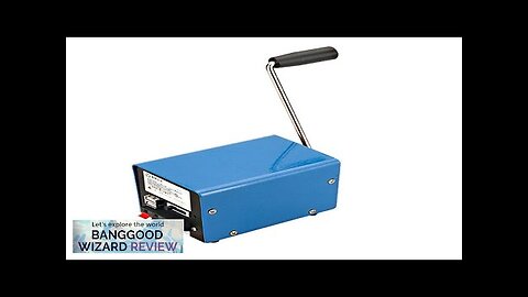 Portable Hand Crank Generator Reliable Emergency Power Supply Source Lightweight Compact Review