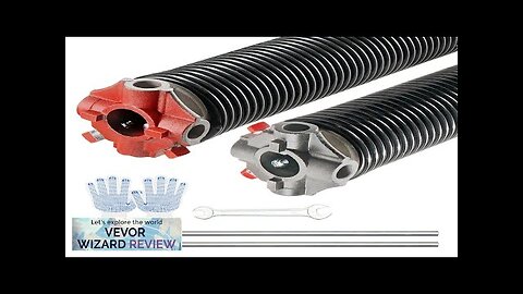 VEVOR Garage Door Torsion Springs Pair of 0.25 x 2 x 28inch Review