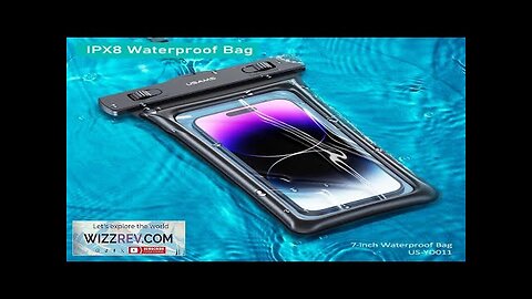 7-Inch IPX8 Floating Airbag Waterproof Phone Bag Case For IPhone 13 12 Review