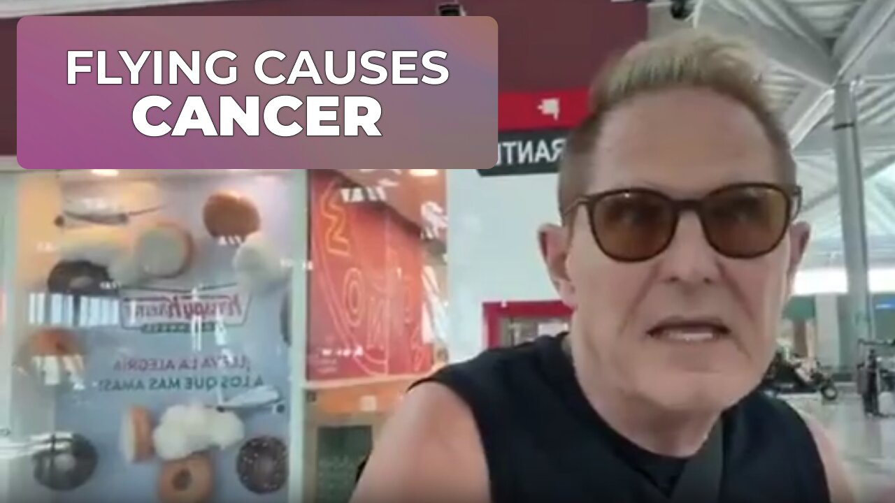 FLYING CANCER ♋️ CAUSING LEIDOS RADIATION ☢️ BOOTH