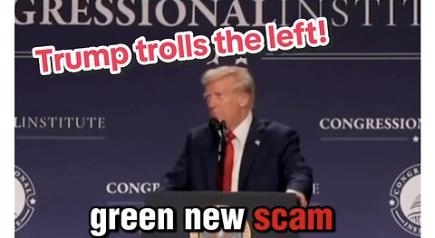 TRUMP TROLLS THE LEFT!