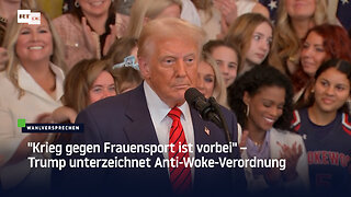 "Krieg gegen Frauensport ist vorbei" – Trump unterzeichnet Anti-Woke-Verordnung